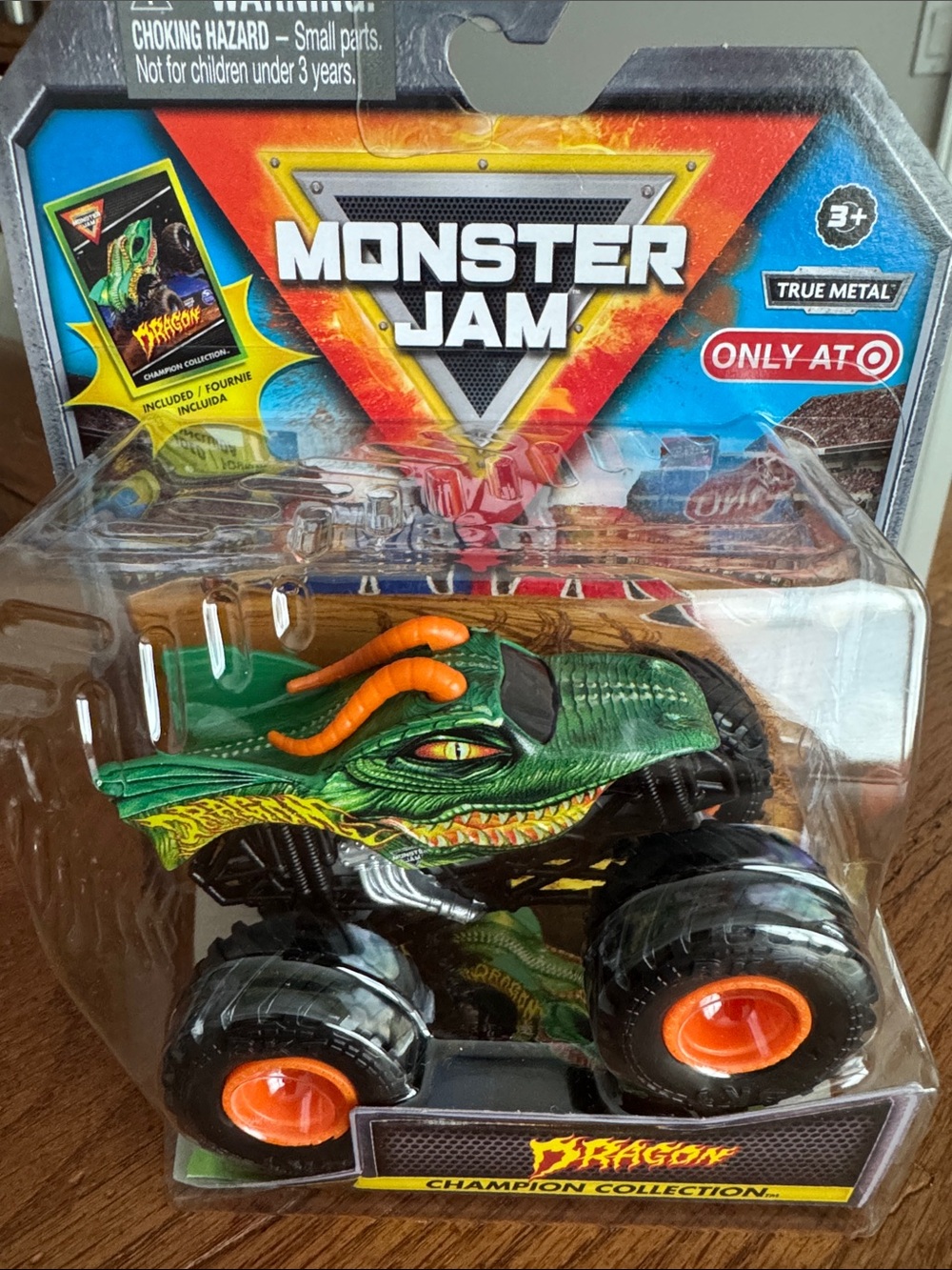Monster Jam Dragon Monster Truck Toy - Green & Orange